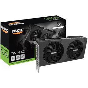 Resim INNO3D Geforce RTX5060 8gb Twin X2 128BIT Gddr7 Ekran Kartı N50602-08D7-195071N 