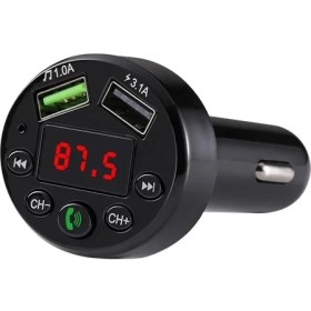 Resim ZSZH E6 Araba Mp3 Çalar Fm Vericiler Çift USB Ahizesiz-Siyah (Yurt Dışından) 