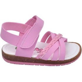 Resim Kiko Şb 2311-20 Orto Pedik Kız Çocuk Bebe Sandalet Terlik Pembe Pembe 