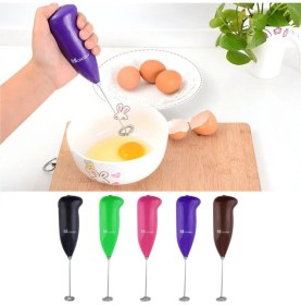 Resim Süt Köpürtücü Mini El Çırpıcı - Pilli Mixer 
