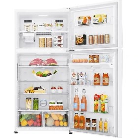 Resim Lg GRTB622PQBQ.AEGPLTK E Enerji Sınıfı 612 L Üstten Donduruculu Buzdolabı Beyaz 