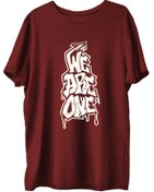 Resim TOP GLORY Weareone2w Baskılı Penye Boks Sporcu T-shirt 