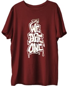 Resim TOP GLORY Weareone2w Baskılı Penye Boks Sporcu T-shirt 