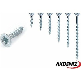 Resim Akdeniz Sunta Vidası 3,5x20 25 Adet 1 Adet Bits Ucu Hediyeli 1 