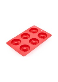 Resim Excellentt Houseware Silikon Donut Kalıbı - Kırmızı - 27,5x17 Cm Renkli 
