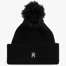 Resim Tommy Hilfiger Tommy Hılfıger Kadın Bere Aw0aw16848-bds Siyah 