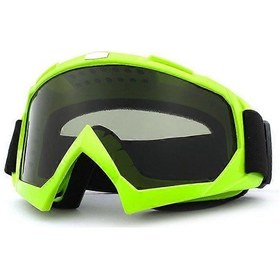 Resim Motocross Gözlükleri Yetişkin Motosiklet Gözlükleri Gözlükler Atv Şeffaf Lens Kayak Kaskı Gözlükler Off-road Kawasaki Oculos Gafassiyah Lens -d 