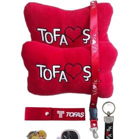 Resim Tofaş Uyumlu Polar Ortopedik Araç Seyahat Boyun Yastık & Tofaş Araç Aksesuar 