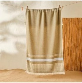 Resim Bella Maison%100 Pamuk Dot Çantalı Peştamal (90X160 Cm) 