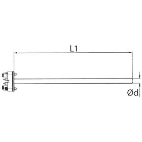 Resim K Nicr-ni Tipi İnset Termokupl 6x600mm 