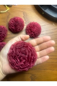 Resim Baykuşca 6'lı Bordo Gelin Çiçeği, Kına Çiçeği 