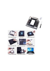 Resim Blueforce Bl-hdd12 12.7mm Hdd Kızak Kutu Laptop Ssd Notebook Takma 