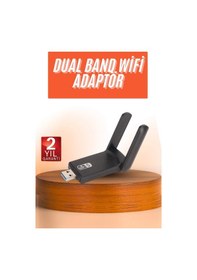 Resim Diğer Wifi Alıcı Dual Band Usb 3.0 Adaptör Kablosuz Windows 7/8/10/11 
