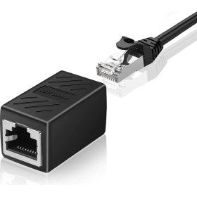 Resim Lunatic 5 Li Paket 0846 Gigabit RJ45 Cat5/cat6/cat7/cat8 Destekli Ethernet Modem Lan Birleştirici Aparatı Kablo Uzatma ( 5' Lİ PAKET ) 