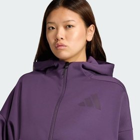 Resim adidas W Z.N.E. Fz Kadın Günlük Ceket JW5320 Lacivert 
