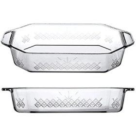 Resim 3 Adet Paşabahçe Gravürlü Borcam Dikdörtgen 