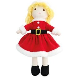 Resim Yılbaşı Konseptli Bez Bebek 