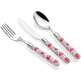 Resim Rivadossi Naif Rose 36 Parça Çatal Bıçak Kaşık Takımı 
