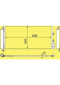 Resim ORIS CFI227012 Klima Kondenseri Linea 1.3 Jtd 660X305X12 