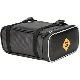 Resim Dashanshop Siyah Pvc Dayanıklı Motosiklet Bagaj Çantası Ayarlanabilir Kayış Universal Siyah 