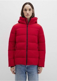 Resim Mavi Kırmızı Kadın Mont M1110704-90367 Kırmızı 