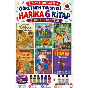 Resim Timaş Çocuk Timaş 2,3. ve 4.sınıflar Için Öğretmen Tavsiyeli Harika 6 Kitap -3 (Slime Set Hediyeli) 