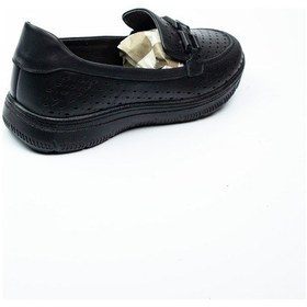 Resim Voyager 9131 Siyah Deri Kadın Günlük Ayakkabı 001 