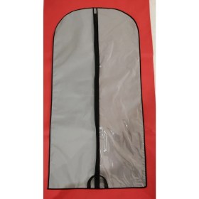 Resim Uzun Boy Elbise Koruyucu Kılıf, Şeffaf Pencere, 64X160 Cm, Siyah 