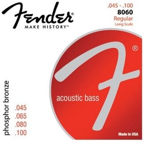 Resim Fender 8060 Acoustic Bass Strings Takım Tel Akustik Bas Gitar Te 