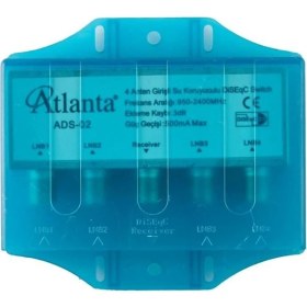 Resim Atlanta ADS-02 1x4 1/4 DiSEqC Switch (Kapaklı Korumalı) 