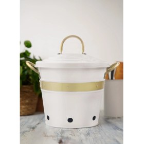 Resim The Mia Galvin Patates Soğan Kovası Beyaz 