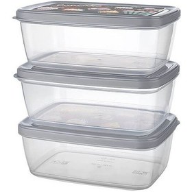 Resim Saklama Kabı 3 Lü Set 850 Ml N1134278 Çok Renkli 