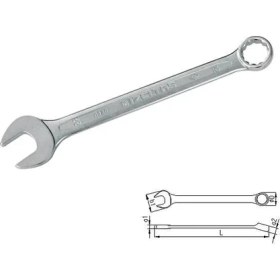 Resim Mey Ithalat® Izeltaş 0320 Kombine Anahtar 12 mm Kısa Boy 