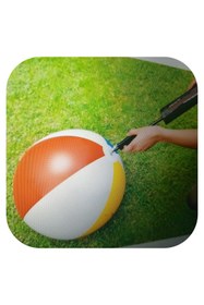 Resim Sepetine Düşerse Renkli Plaj Topu 51 cm – Şişme Oyun Topu 