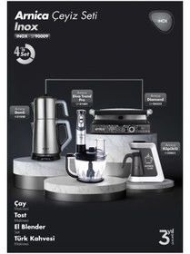 Resim Arnica Inox 4lü Elektrikli Çeyiz Seti ST90009 