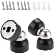 Resim Paslanmaz Çelikten 2'li Mini Manyetik Kapı Stoperi 