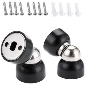 Resim Paslanmaz Çelikten 2'li Mini Manyetik Kapı Stoperi 