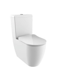 Resim CREAVİT FE360 Free Duvara Dayalı Klozet ve Klozet Kapağı 