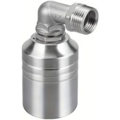 Resim Willowhaven 304 Paslanmaz Çelik Otomatik Şamandıra Vana 1/2" Erkek 3/4" Dişi Adaptörlü 