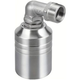 Resim Willowhaven 304 Paslanmaz Çelik Otomatik Şamandıra Vana 1/2" Erkek 3/4" Dişi Adaptörlü 