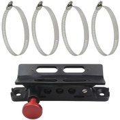 Resim Elmpaly Siyah Taşınabilir Araç Yangın Söndürücü Tutucu Motosiklet Utv Atv 