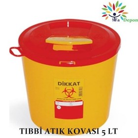 Resim Tıbbi Atık Kovası 5 Lt 10 Adet 