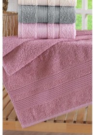 Resim Zeynep Tekstil Stars Pamuklu El ve Yüz Havlu Seti 6'lı 50 x 90 CM Çok Renkli 