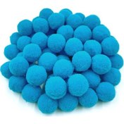 Resim Göl Mavisi El Yapımı Malzeme Çok Renkli Yumuşak Çocuk Oyuncak 18/25mm Ponponlar Ponpon Giyim Dekorasyon Dekoratif Objeler 56607682 