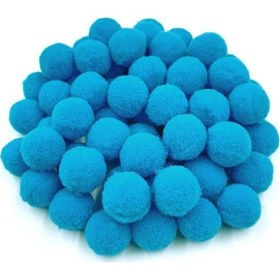 Resim Göl Mavisi El Yapımı Malzeme Çok Renkli Yumuşak Çocuk Oyuncak 18/25mm Ponponlar Ponpon Giyim Dekorasyon Dekoratif Objeler 56607682 