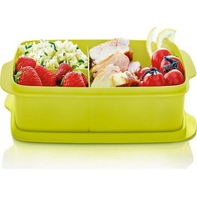Resim Tupperware Eco Bölmeli Beslenme Kutusu 1L Yeşil Esc 