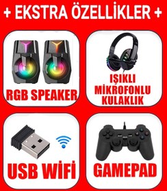 Resim Dmc N91x (PUBG MOBİL,GTA5) I5 3470,16GB RAM,256GB SSD 500GB HDD,4GB RX550,23.8"Oyuncu Masaüstü Bilgisayarı 