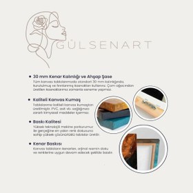 Resim GülsenArt Satranç Taşları ve Hamlesi HD Dijital Baskı Dikey kanvas Tablo3232 