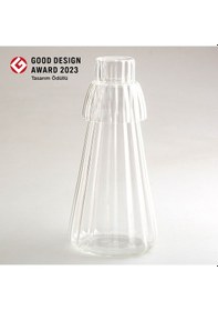 Resim Jumbo Bloom Şeffaf Başucu Sürahisi 