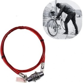 Resim Sylar Şifreli Pratik ve Sağlam Bisiklet Kilidi 